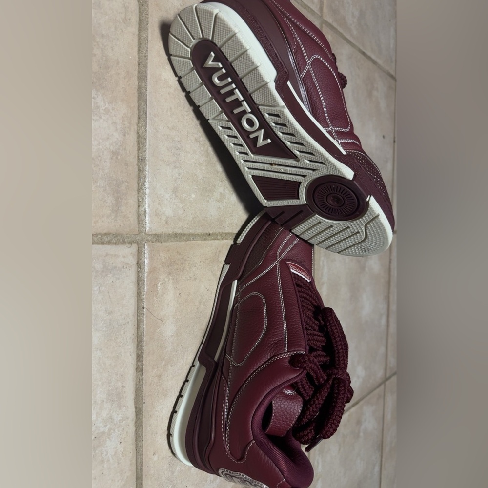 Louis Vuitton Men's Deep Red Sneakers